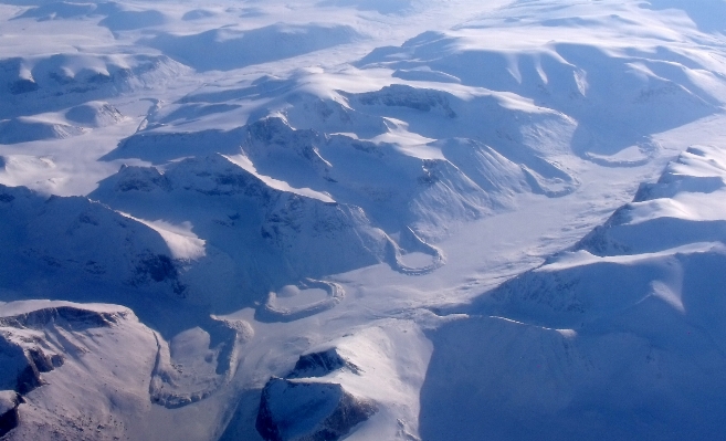 Landschaft berg schnee gebirge
 Foto