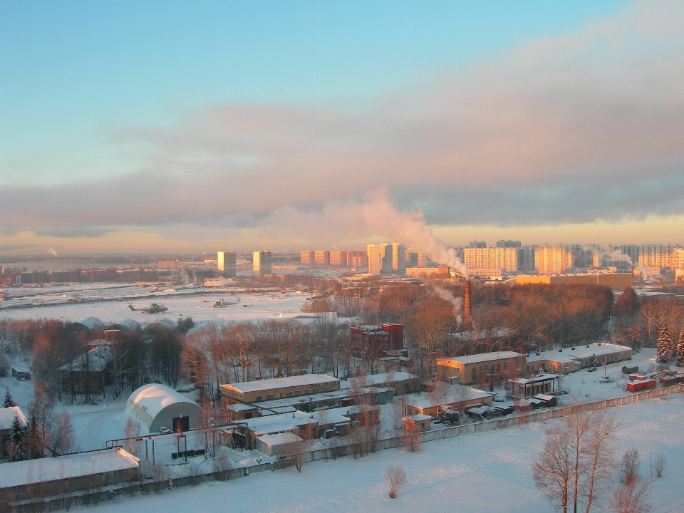 Nieve invierno nube amanecer