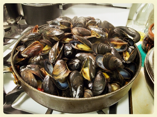 Gericht essen kochen meeresfrüchte Foto