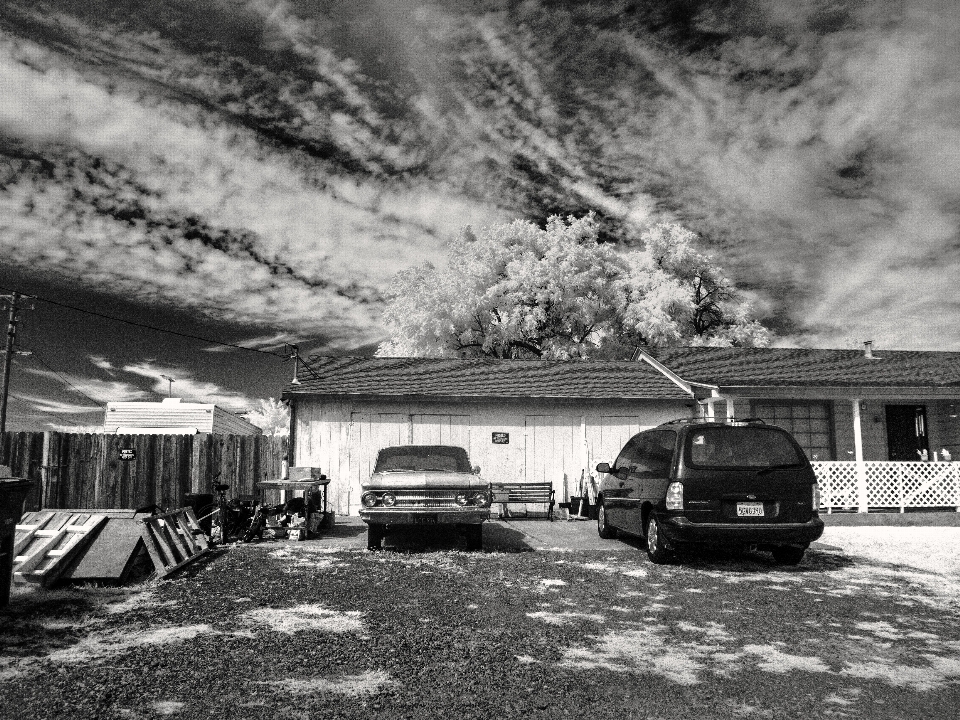 Bianco e nero
 cielo strada