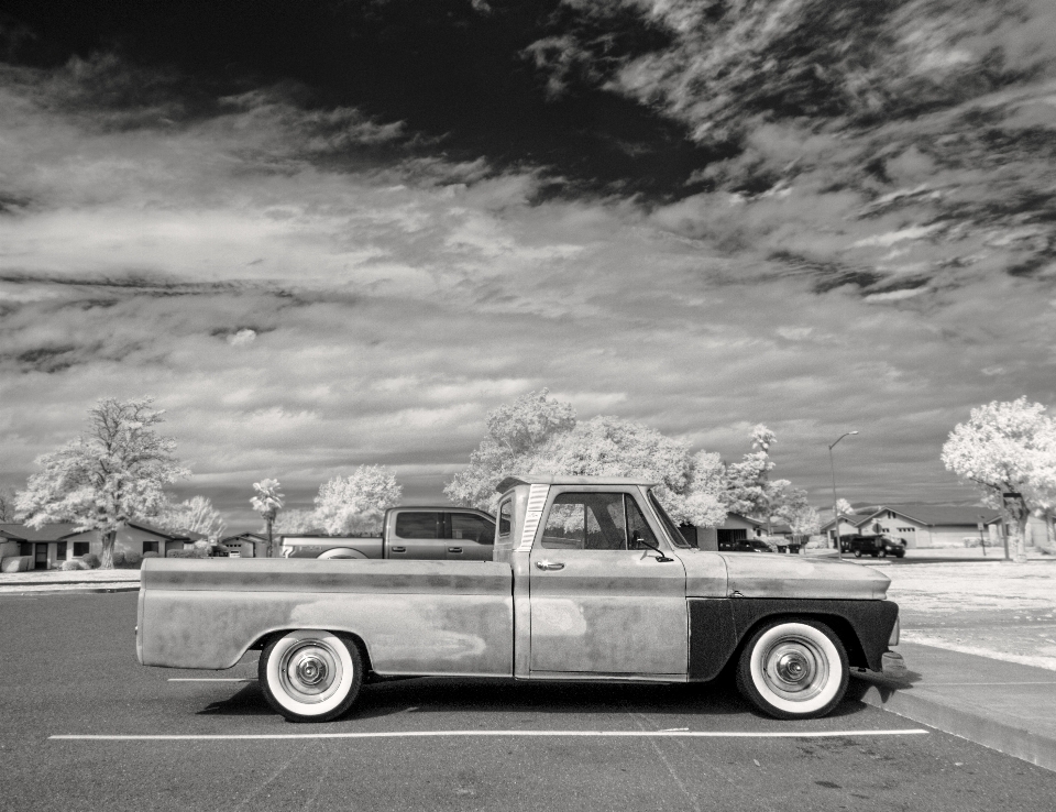 En blanco y negro
 auto camión vehículo