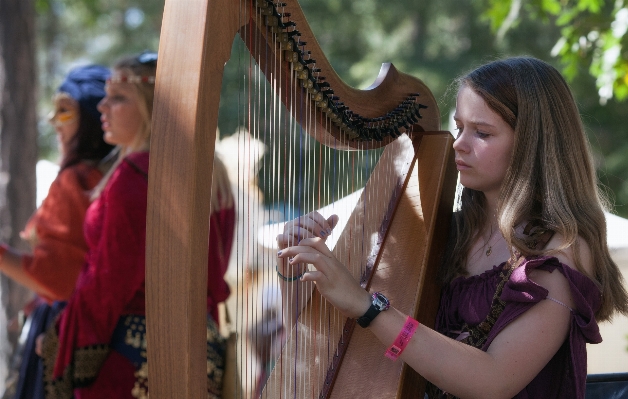 Music woman musical instrument festival Photo