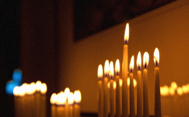 Light night darkness candle Photo