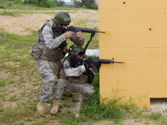 Recreation army training shooting Photo