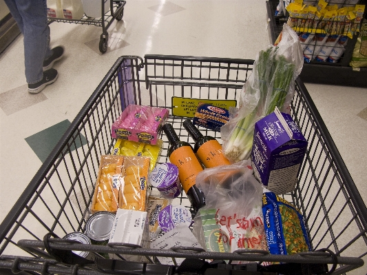 Meal shopping trolly room Photo