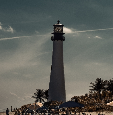 Sea coast lighthouse tower Photo