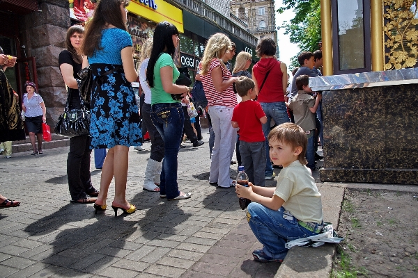 People street crowd spring Photo