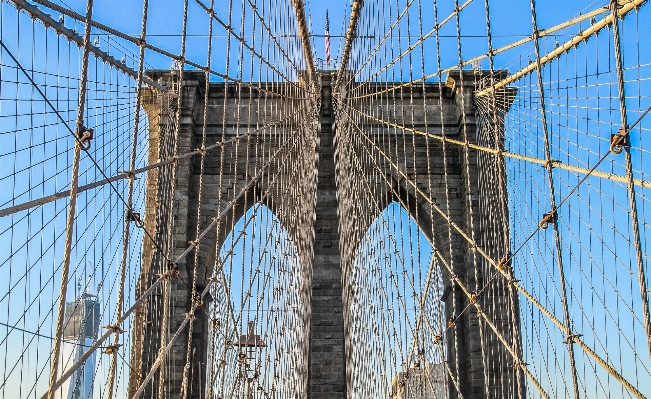 Fence architecture bridge suspension Photo