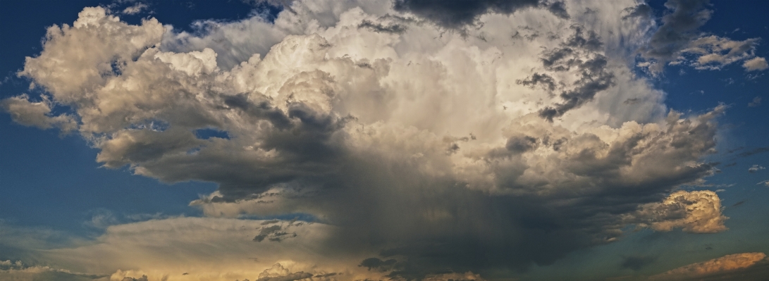 Sharp cloud sky sunset Photo