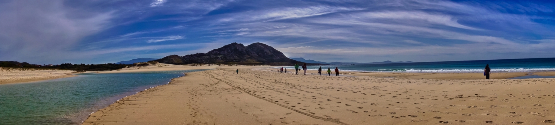 Foto Praia paisagem costa areia