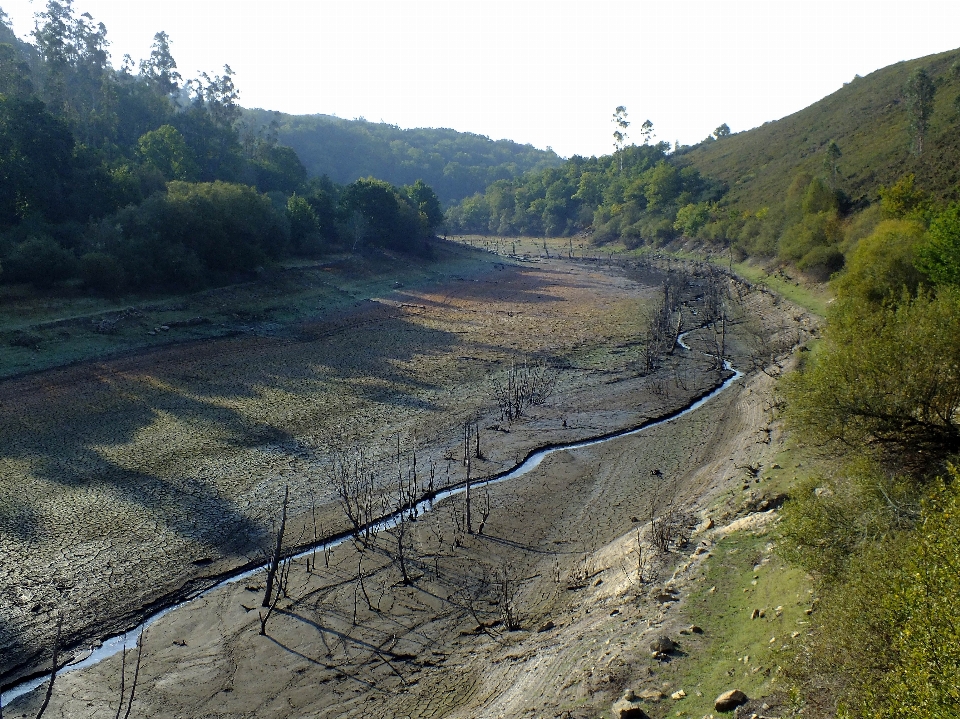 Landschaft pfad fluss schlucht