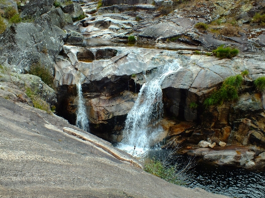 水 rock 滝 荒野
 写真