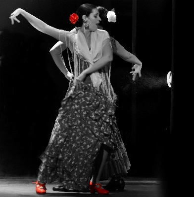 Foto Bianco e nero
 esplorare danza rosso