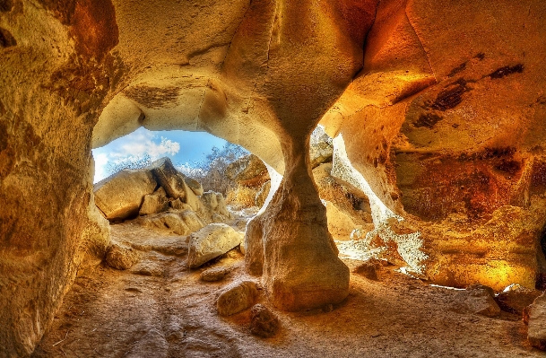 Rock formation cave nikon Photo