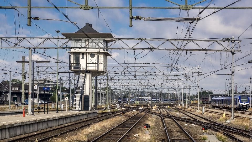 Track railroad train transport