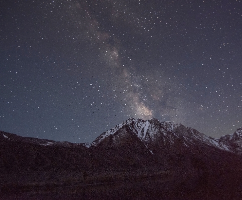 Mountain snow sky night Photo