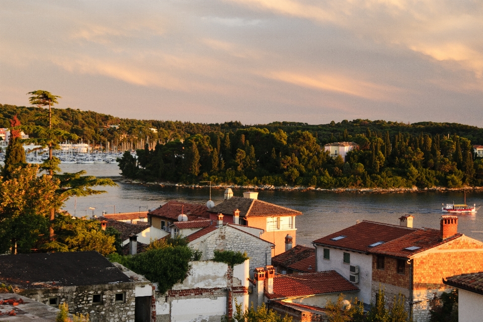 пейзаж море побережье закат