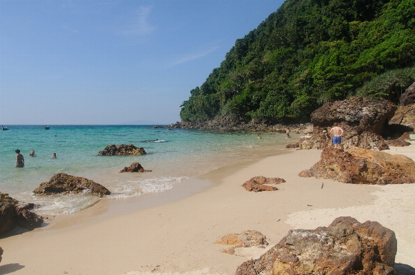 ビーチ 海 海岸 入り江
 写真