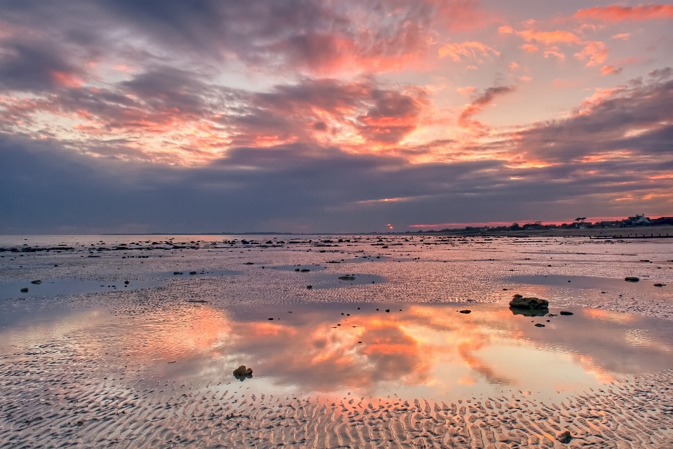 Beach landscape sea coast