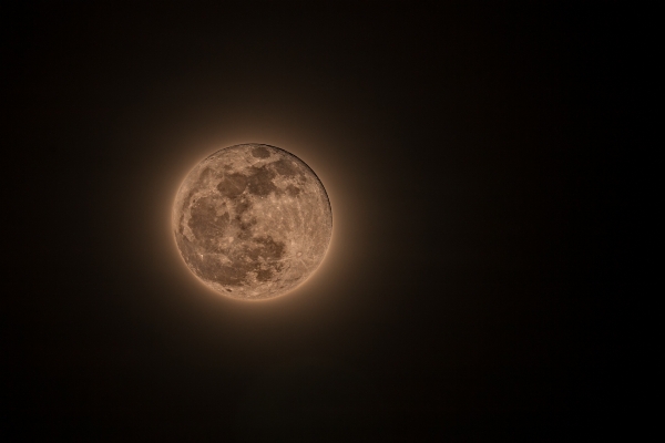 Glowing sky night atmosphere Photo