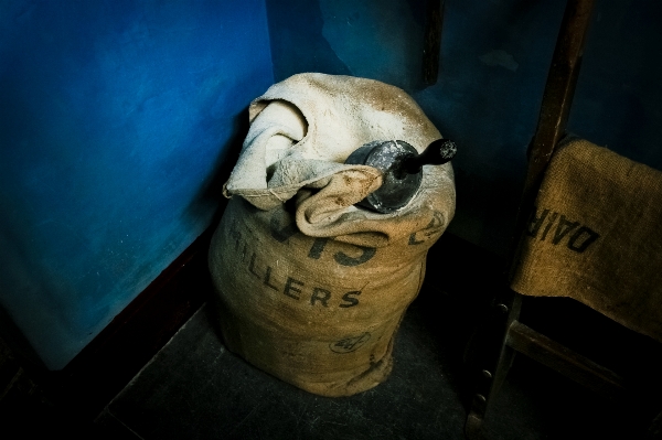 Bag darkness skull spoon Photo