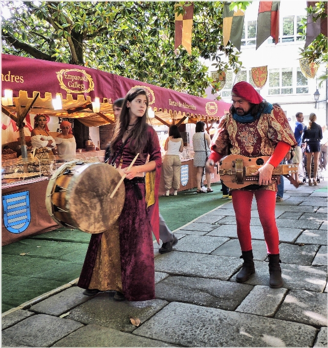 Persone strada europa festival