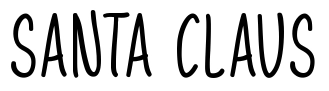 Santa Claus Font