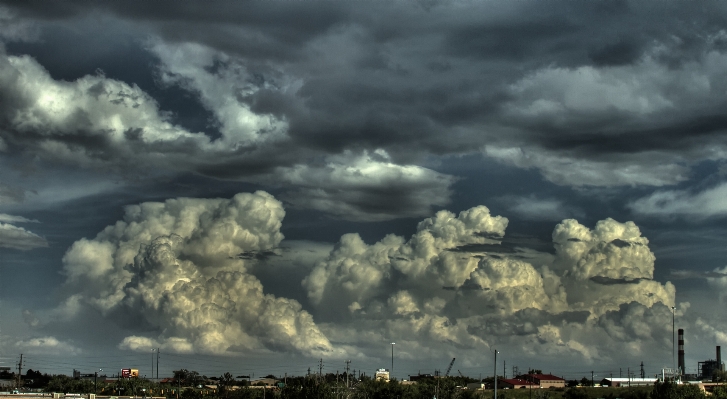 Horizon cloud sky atmosphere Photo