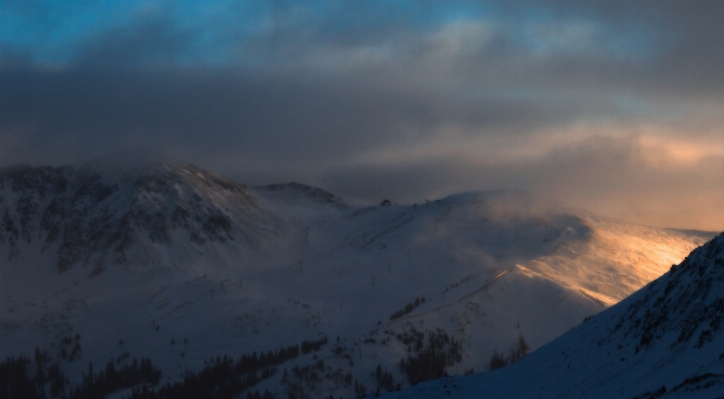 Mountain snow cold winter Photo