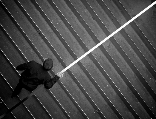 Foto Ala leggero bianco e nero
