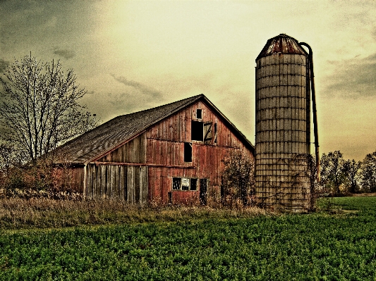 Farm house building barn Photo