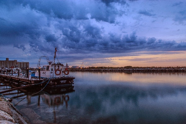 Sea coast water horizon Photo