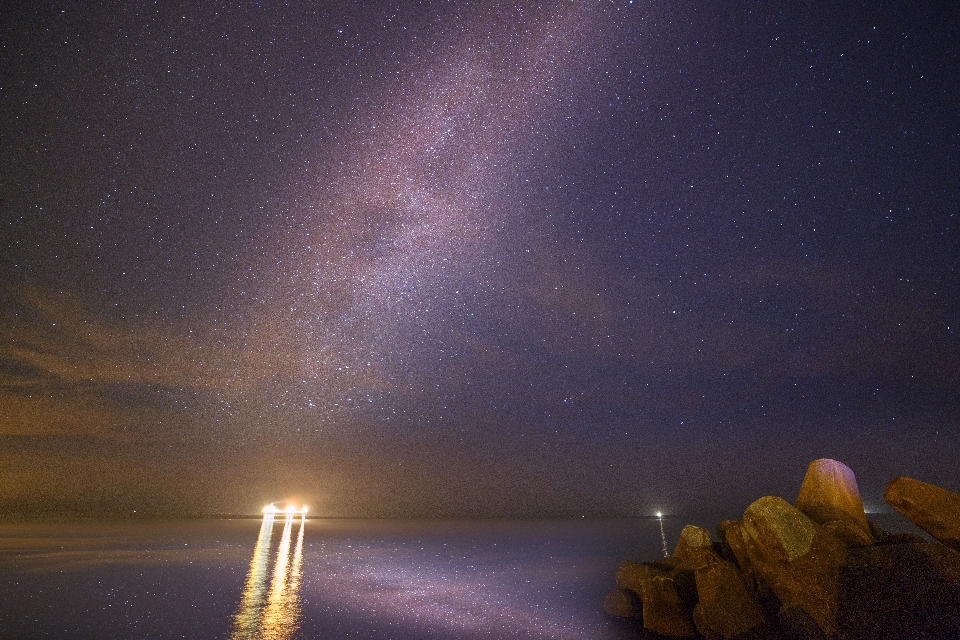 Sea water light sky