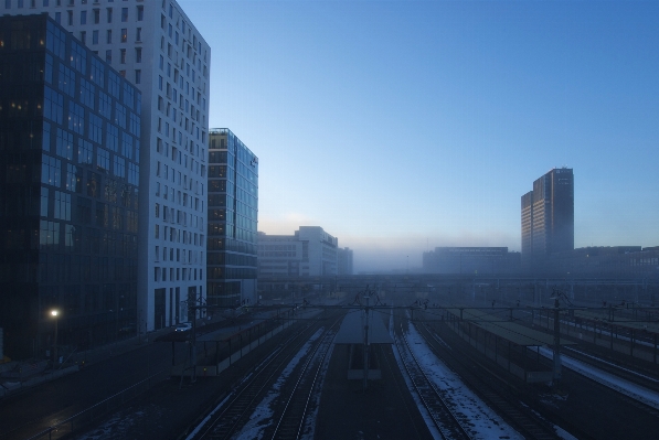 Horizon cold winter sky Photo