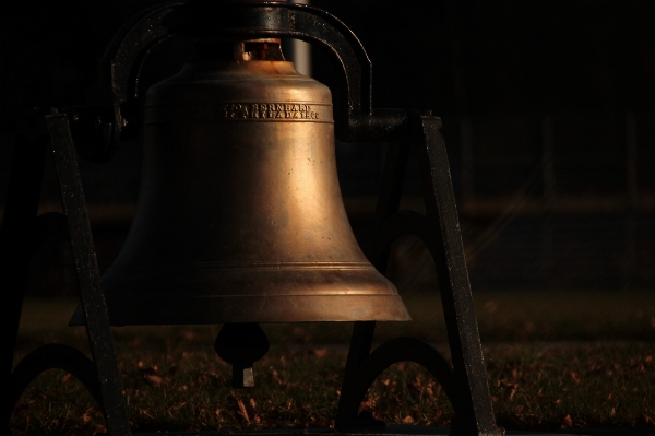 Bell darkness lighting musical instrument Photo