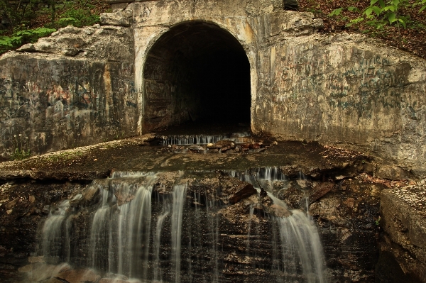 Water rock waterfall formation Photo