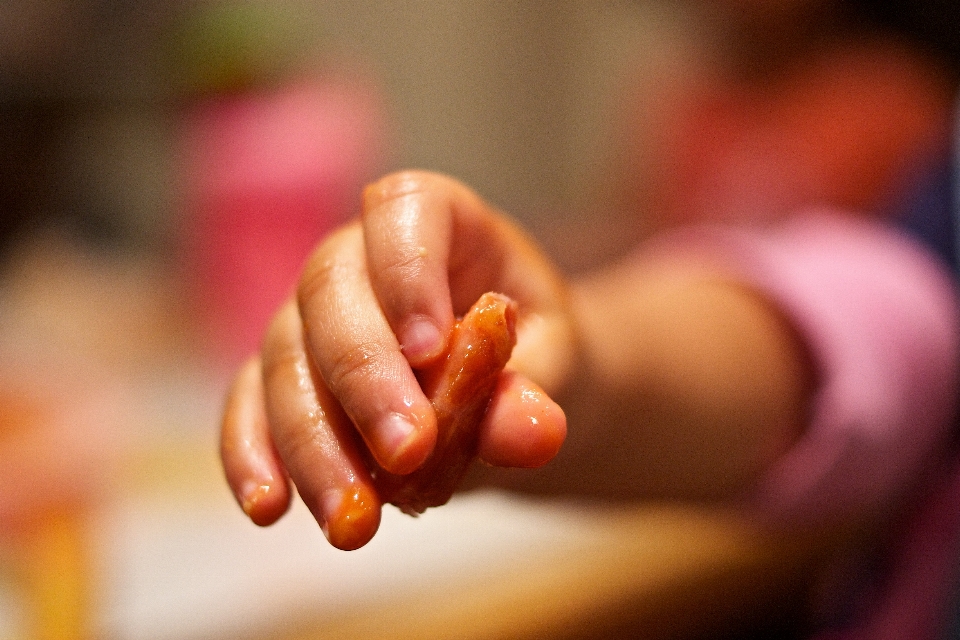 Mano persona fotografía dedo