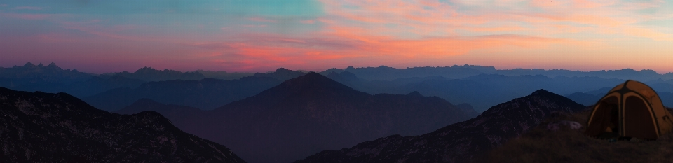 自然 荒野
 山 日の出