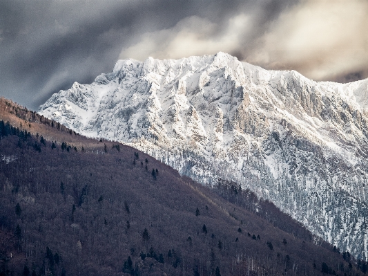 自然 荒野 山 雪 照片