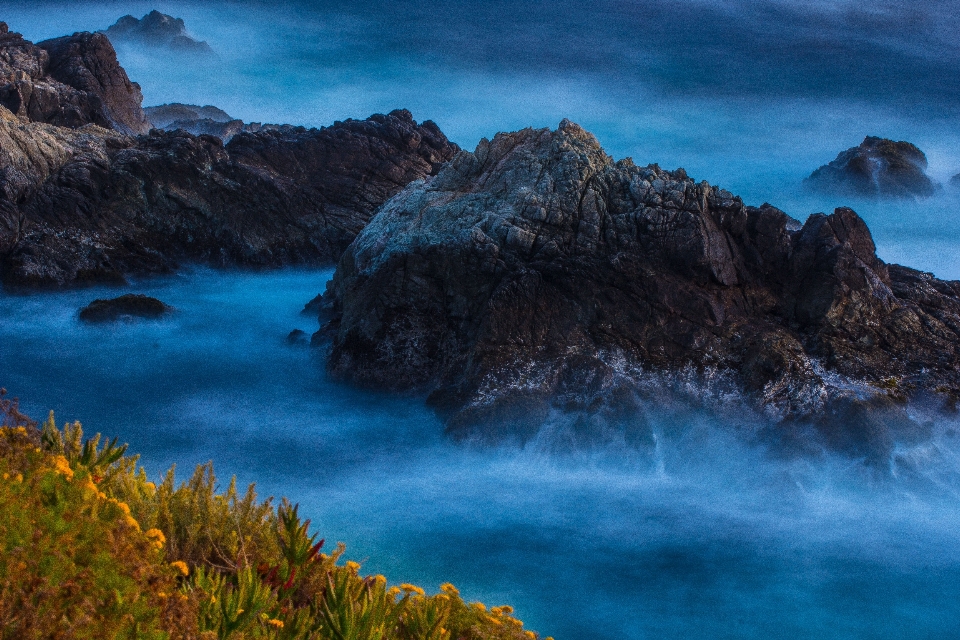 Plage paysage mer côte