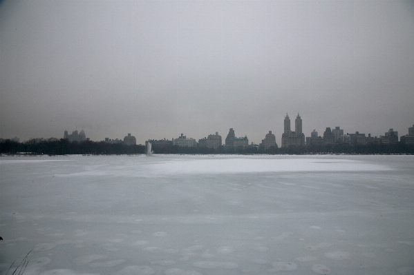 Sea water horizon snow Photo