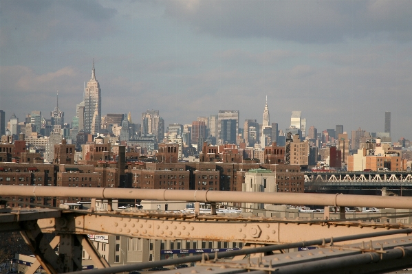 Bridge skyline building city Photo