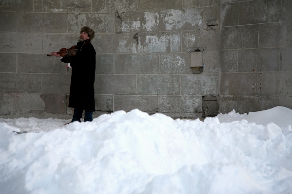 Foto Nevicare inverno bianco manhattan