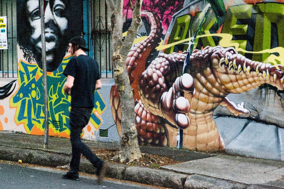 Jalan sydney coretan seni jalanan