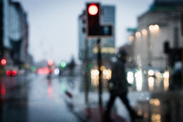 Snow light people road Photo