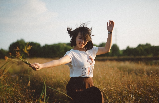 Grass outdoor person people Photo