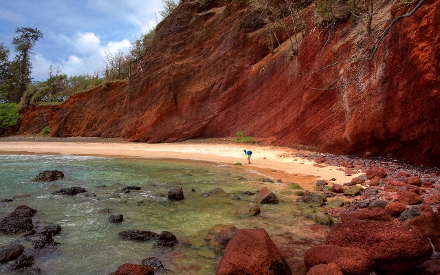 ビーチ 風景 海 海岸 写真