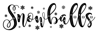 Snowballs Font