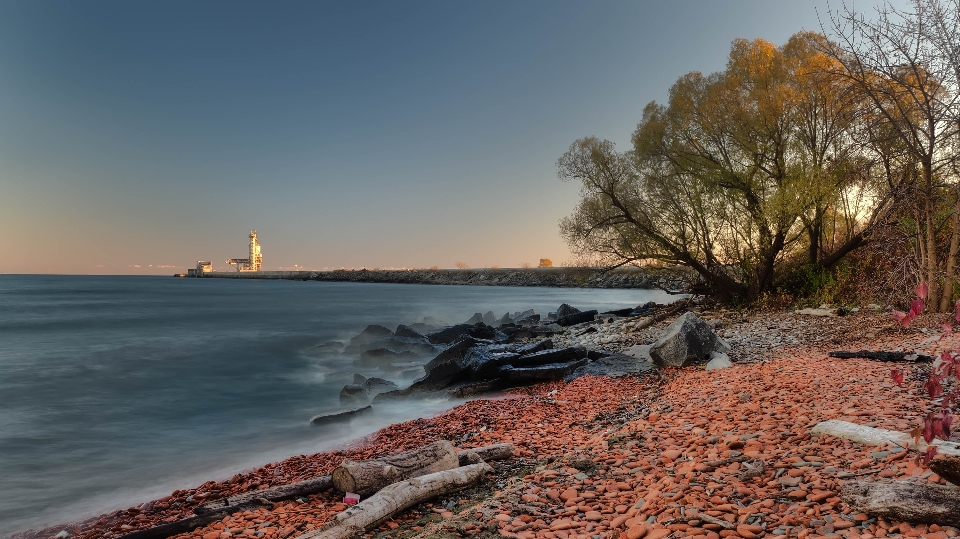 Plage paysage mer côte