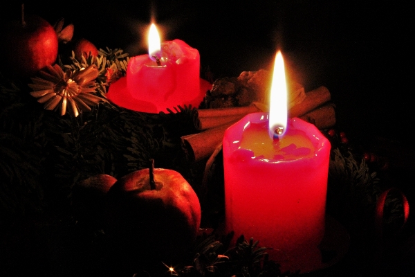 Foto Luz decoração vermelho feriado